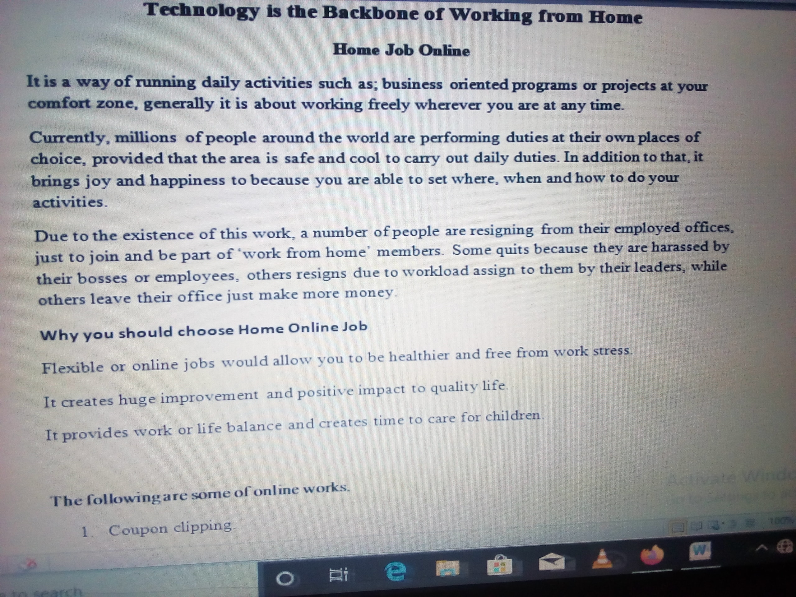 Technoloy Is the Backbone of Working from Home